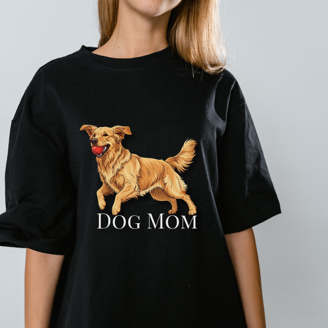 dog mom – women’s oversized t shirt dog mom – women’s oversized t shirt
