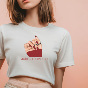 Main Character Crop Top T-Shirt for Women