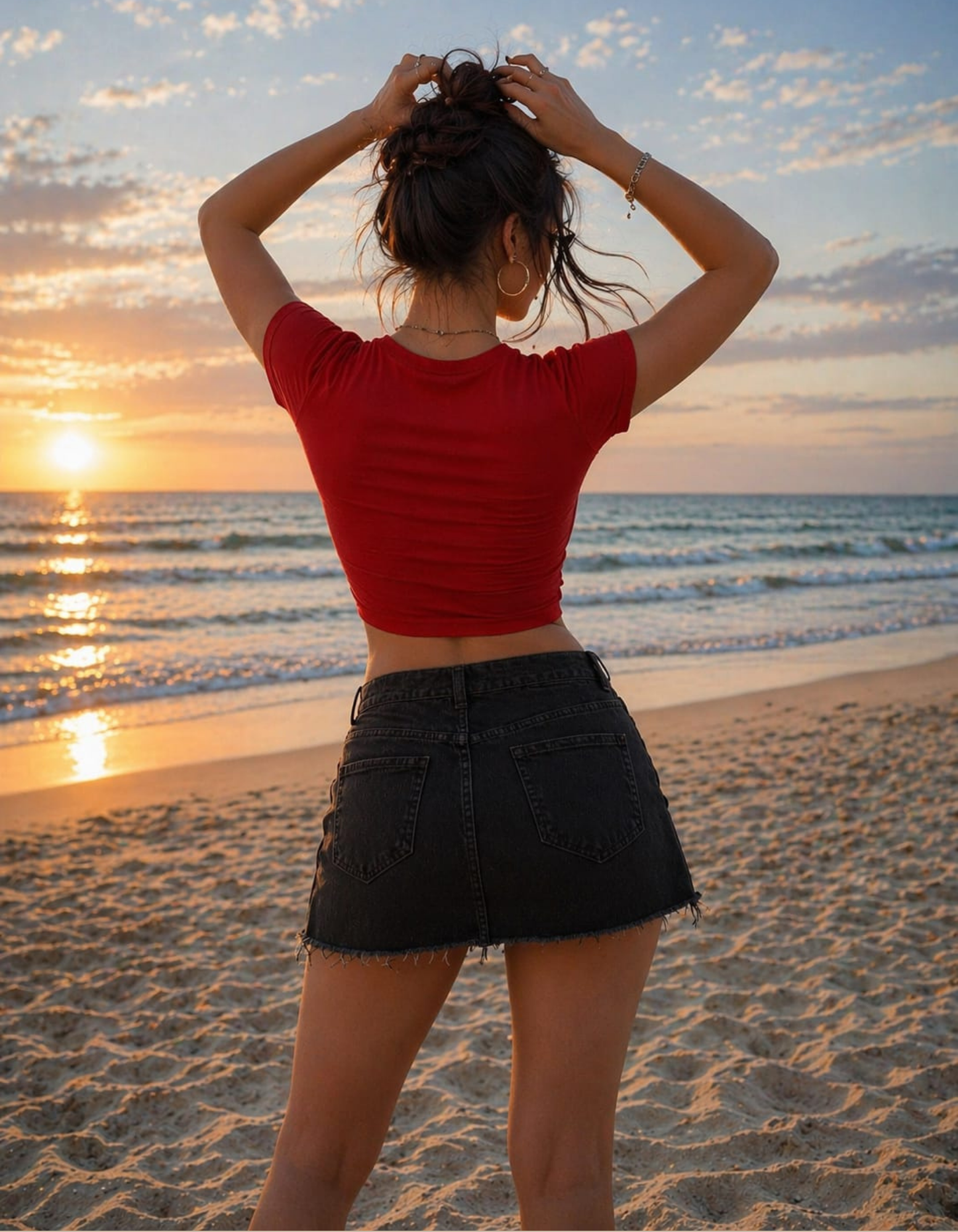 la nights 99 red crop top for women la nights 99 red crop top for women